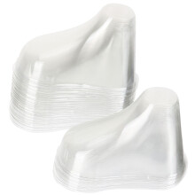 20 Unidades Pie De Bebé En Plástico Transparente Para Calcetines