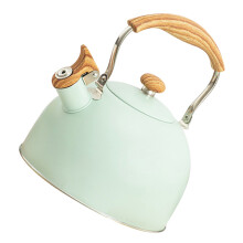 1 Hervidor De 2.5L Con Mango De Madera Y Silbato
