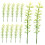 100 Unidades Árboles De Bambú De De Plástico Verde 1:200 1