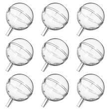 25 Unidades Plástico Transparente Para Ramo Chocolate Trufas