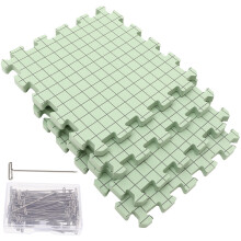 Ensemble De Tapis De Blocage Tricot Avec Plaques Épingles