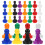 32 Unidades Peones Plástico Multicolor Accesorio 9