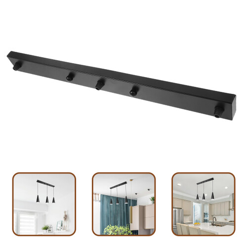 Ceiling Cover Plate For Rectangular Pendant Light Mounting Canopy 2
