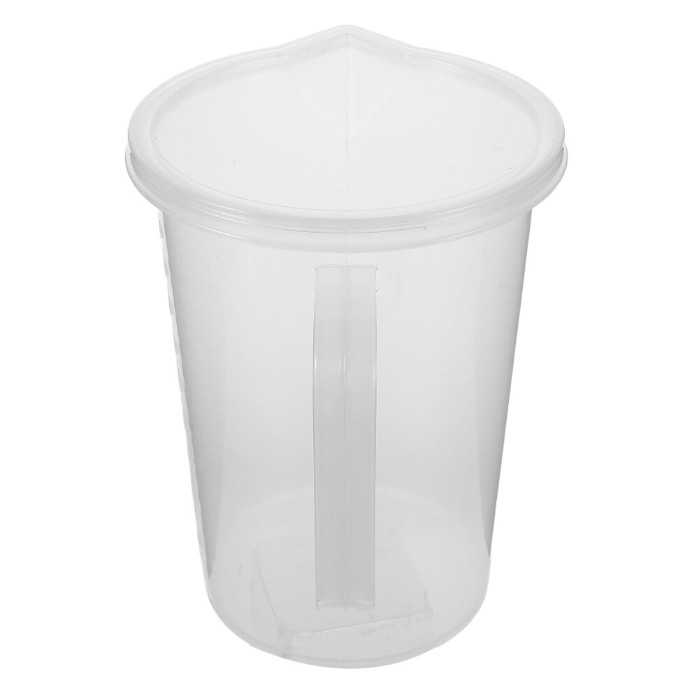Engine Oil Cup: 1000Ml Transparent Plastic Measuring Jug With Lid 3547807445261