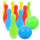12 Pièces Jeu De Quilles Enfant Colorés Interaction 7