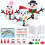 96 Unidades Kit Manualidades Nieve 11