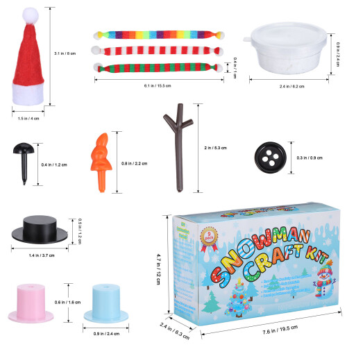 96 Unidades Kit Manualidades Nieve 2