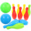 12 Pièces Jeu De Quilles Enfant Colorés Interaction 5