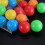 50 Unidades Bolas De Plástico Para Piscina Con Bolsa Malla 8