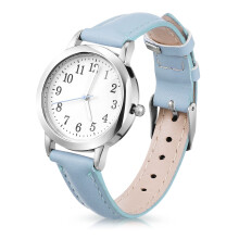 Women Fashion Waterproof Quartz Watch With Pu Strap
