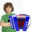 Blue Educational Accordion Toy for Kids Developmental Play 6