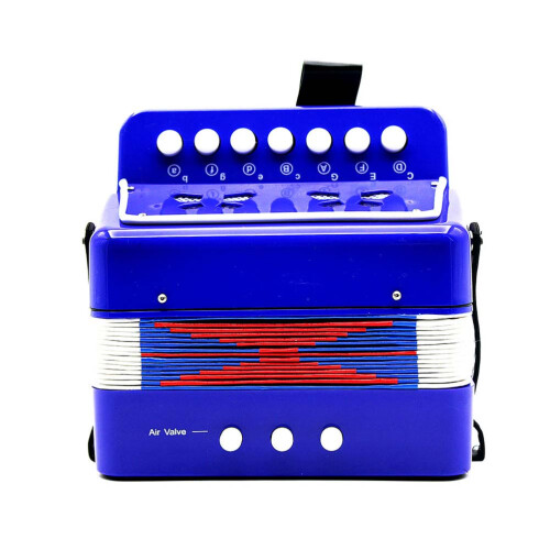 Blue Educational Accordion Toy for Kids Developmental Play 2