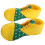 Paire De Chaussures De Clown Taille Moyenne À Points Pour Costume 7
