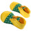 Paire De Chaussures De Clown Taille Moyenne À Points Pour Costume 6