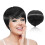 Short Bob Peluca Con Flequillo De Sintético Para Mujer 1