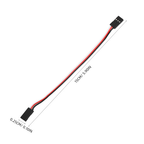 10 Cm 3-Pin A Cable Extensión Para - 10 Unidades 2