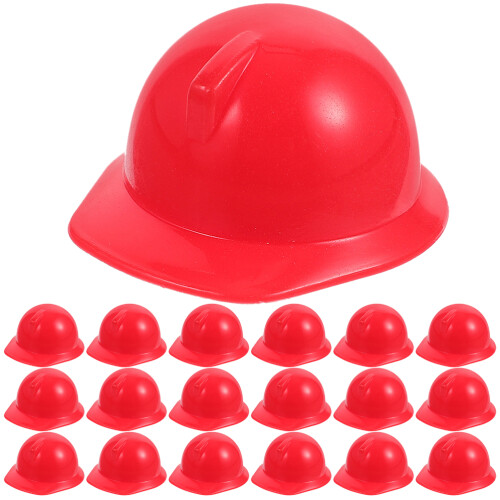 20 Pièces Chapeaux De Construction Pour Poupées, Casques Mini 1