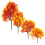 4 Kunststoff Ahorn Mini Garten DIY 19-10 Cm 6