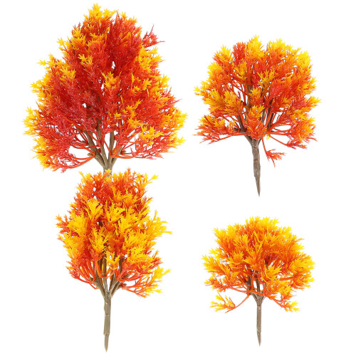 4 Kunststoff Ahorn Mini Garten DIY 19-10 Cm 1