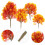 4 Kunststoff Ahorn Mini Garten DIY 19-10 Cm 3