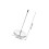 Support Facture Fourchette Robuste Inoxydable Argent 2