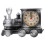Railway Engine Alarm Clock For Bedroom Living Room Silver 3