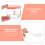 1Ensemble Complémentaire Durable Rose En PP + As 6