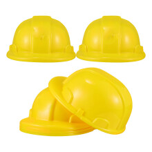 6 Pièces Chapeaux De Construction En Plastique Pour Enfants
