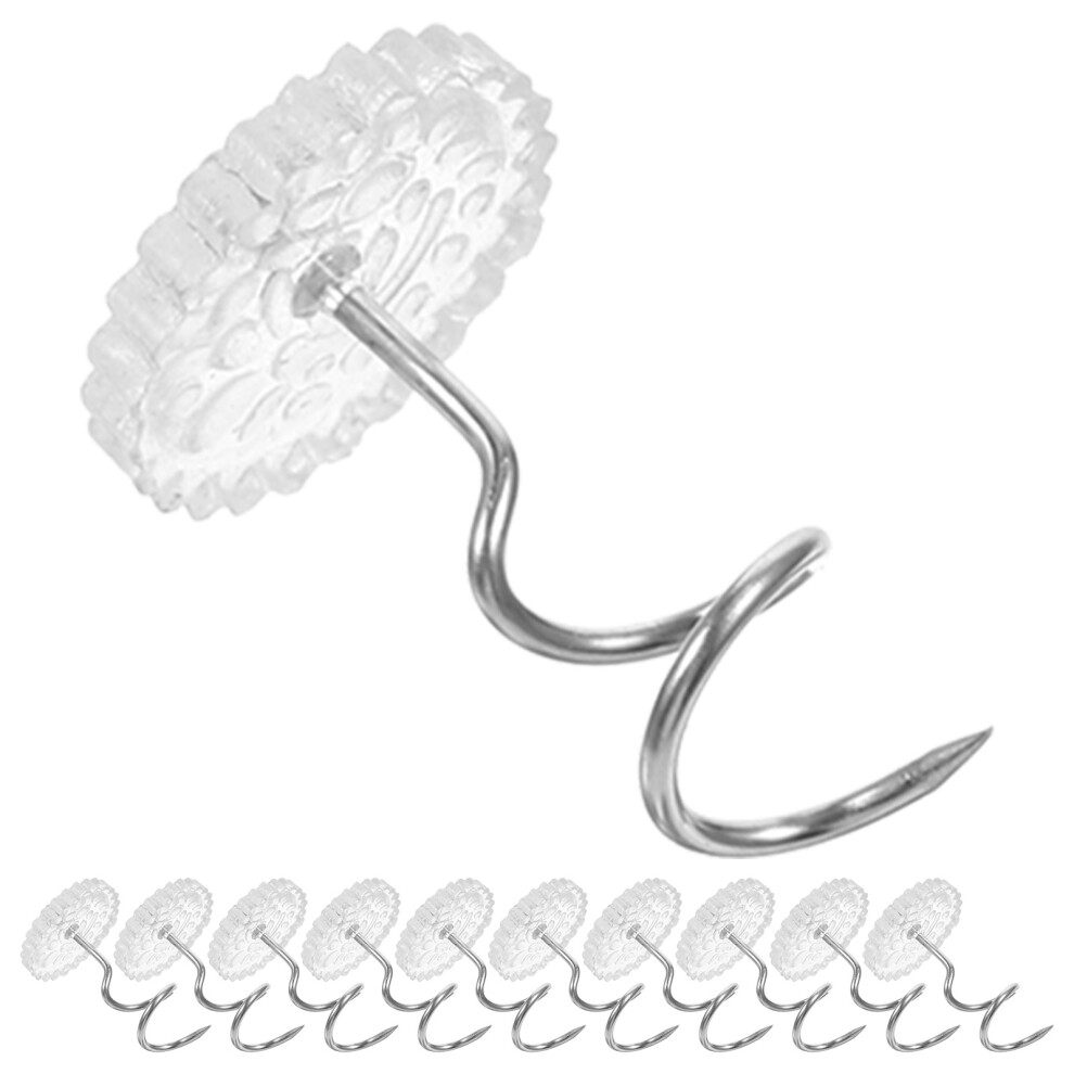 100Pcs Sofa Spiral Tacks Reusable Bed Sheet Fasteners 3547807461919