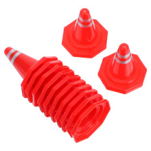 12Pcs Traffic Roadblocks Simulation Sand Table Diy Road Cone Signs