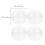 50 Pcs Vending Machine Empty Round Clear Capsules 2