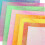 50 Pièces De Colorés Pliables Pour 7