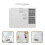 1 Set Outil De Pliage Rainage Pour Papier Artisanat 9