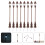 8Pcs Mini Yard Lamp Models For Sand Table Decor Street Light Ornaments 6