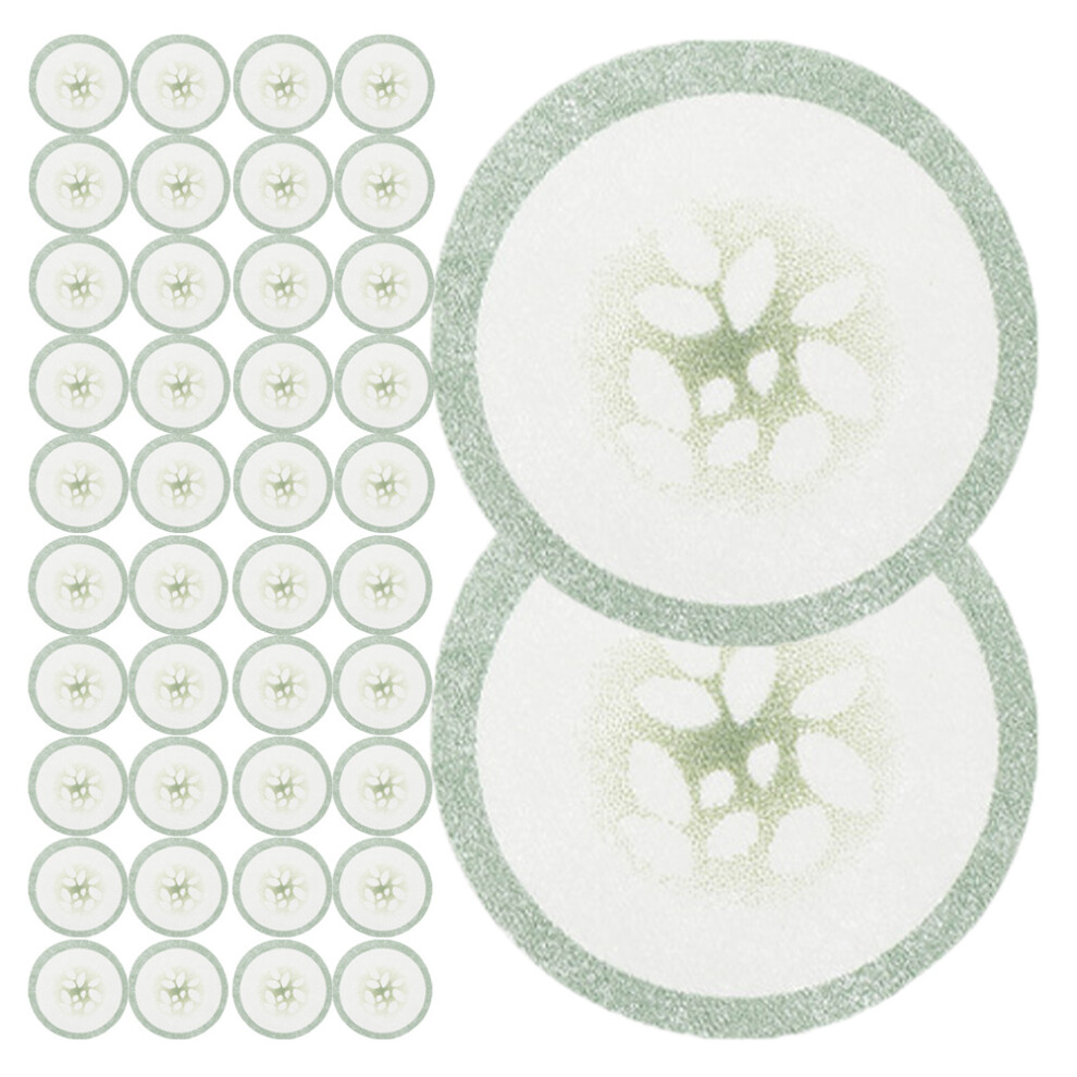 Solustre 200Pcs Cucumber Print Eye Pads Non Woven Fabric Eye Care Patches
