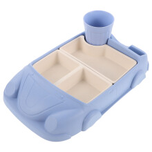 Plateau Repas Bébé En Fibre De Avec Couverts