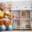 1Pc Practical Miniature Wooden Bookshelf Durable Mini House Accessory 10
