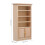 1Pc Practical Miniature Wooden Bookshelf Durable Mini House Accessory 3