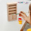 1Pc Practical Miniature Wooden Bookshelf Durable Mini House Accessory 8