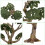 Plastic Model Tree: Miniature Landscape Decor For Railroads And Crafts 7