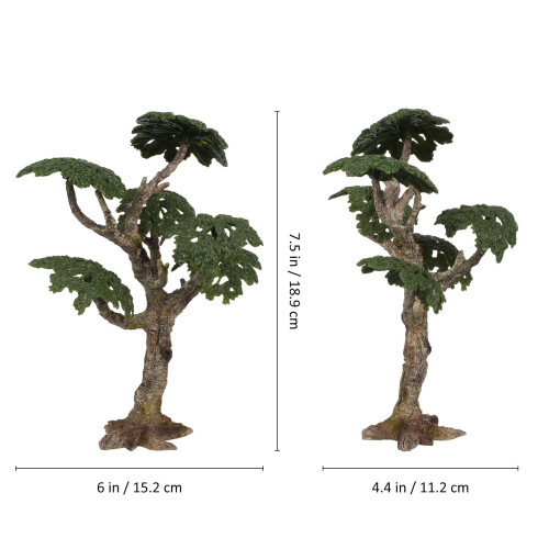 Plastic Model Tree: Miniature Landscape Decor For Railroads And Crafts 2