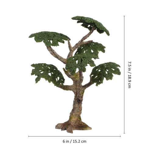 Plastic Model Tree: Miniature Landscape Decor For Railroads And Crafts 1