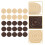 48 Pièces Accessoire De Jeu De Backgammon En Bois 7