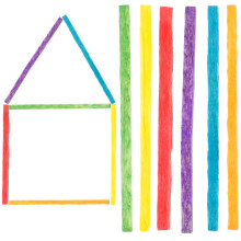 1000 Pièces Bâtonnets En Colorés Pour Glace