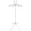 Telescopic Ironing Hanger Rack Foldable Plastic Aluminum Grey 1