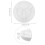Divided Ceramic Serving Platter: Microwave-Safe 3-Compartment Plate 3