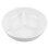 Divided Ceramic Serving Platter: Microwave-Safe 3-Compartment Plate 9