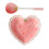 Ceramic Heart Bowl And Spoon Set With Strawberry Pattern 1