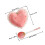 Ceramic Heart Bowl And Spoon Set With Strawberry Pattern 2