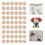 100Pcs Round Wood Bead Diy String Accessory Laughing Face (22mm) 2